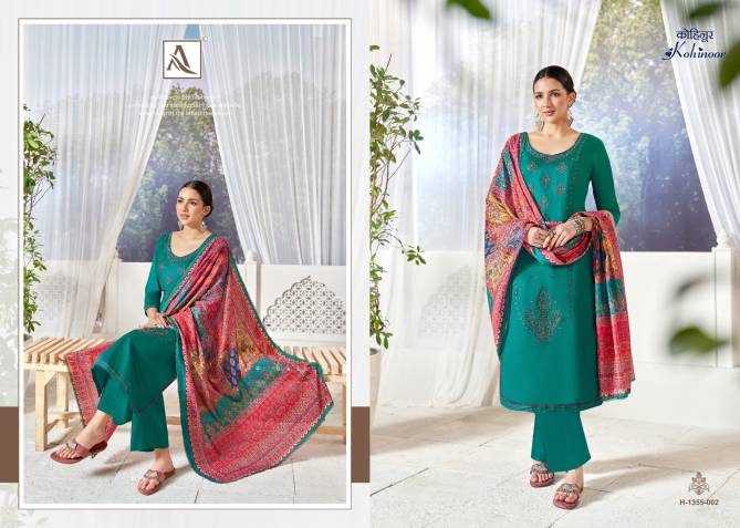 Kohinoor By Alok Suits Printed 1355-001 To 006 Wholesale Dress Material In India
